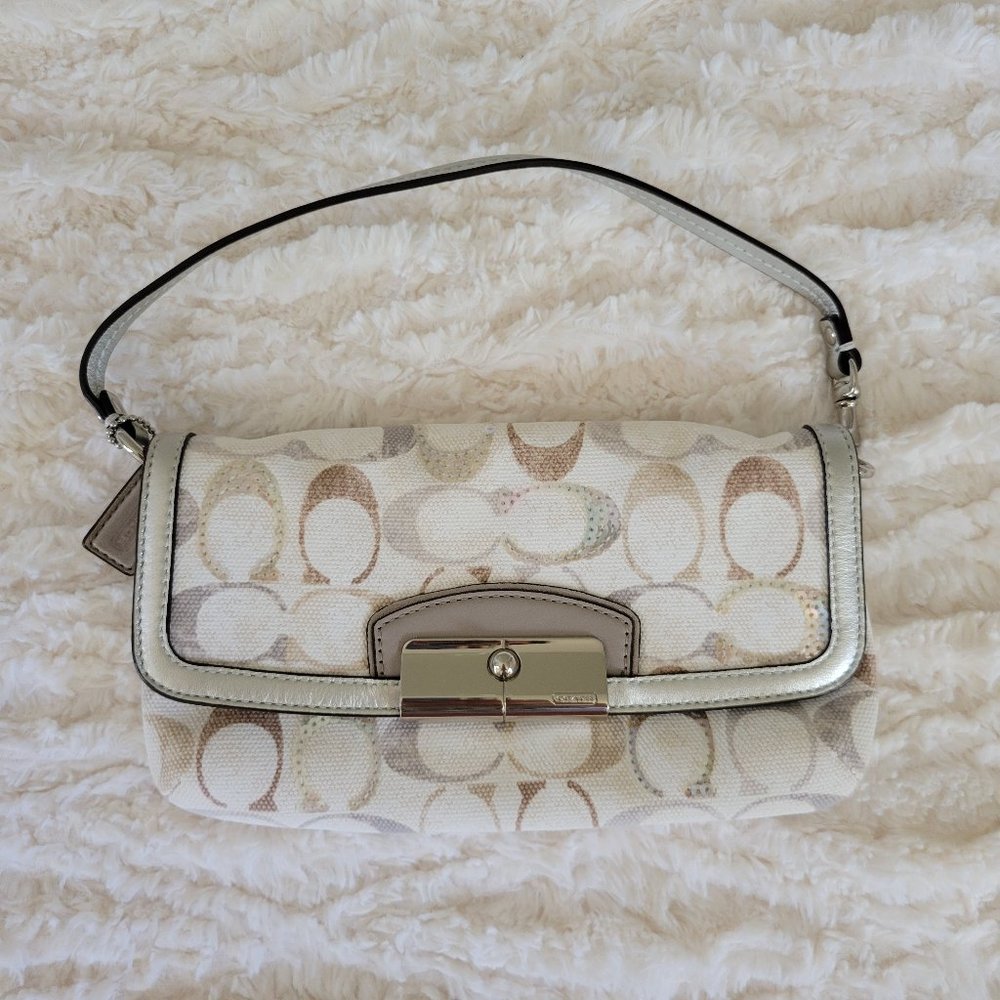 Coach wristlet clutch mini bag